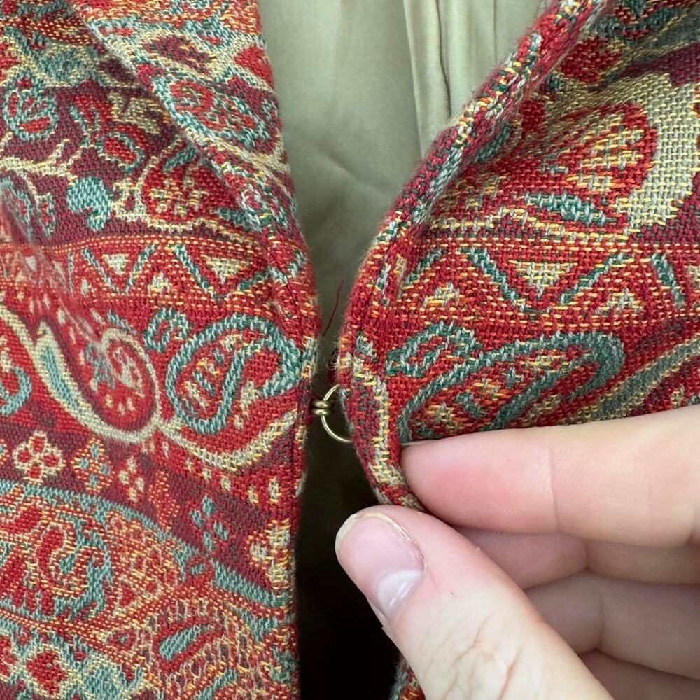 Vintage boho quilted blazer - Picture 6 of 7